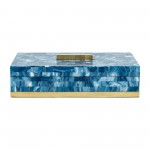 Resin, S/2 10/12" Boxes, Blue