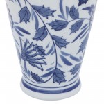 Cer, 13"h Chinoiserie Vase, Blue/white