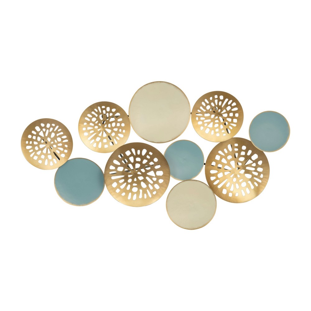 Metal, Q 34"l Cut-out Wall Discs, Multi Wb Metal, Q 34"l Cut-out Wall Discs, Multi Wb