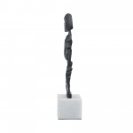 Metal 16" Silence Please Deco, Black