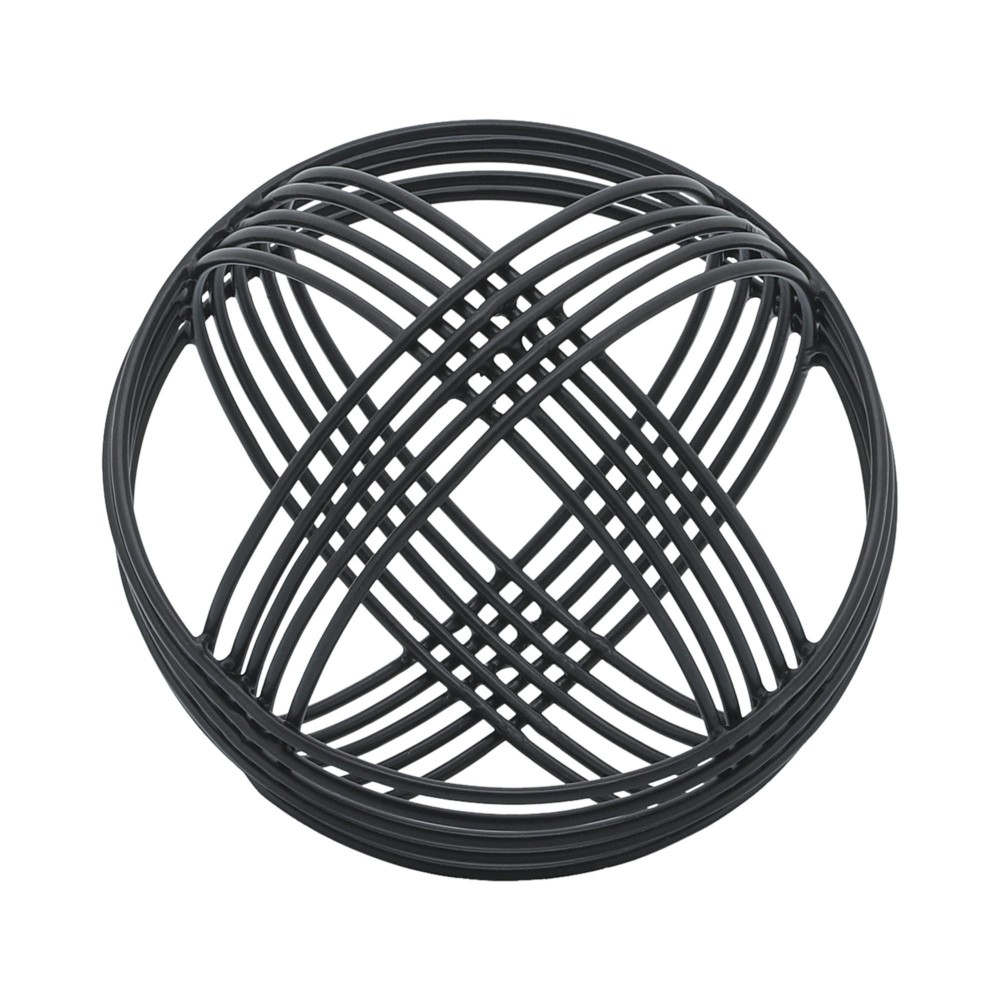 Metal, 6" Orb, Black Metal, 6" Orb, Black