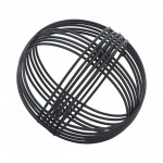 Metal, 6" Orb, Black