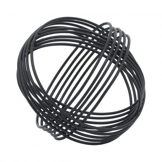 Metal, 6" Orb, Black