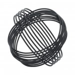 Metal, 6" Orb, Black