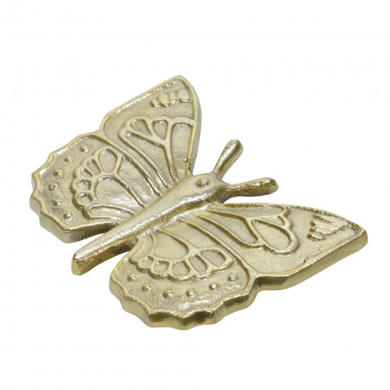 Metal 7" Butterfly Table Deco, Gold