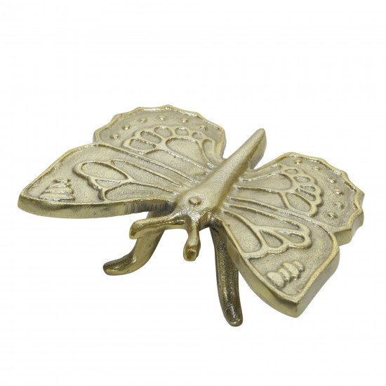 Metal 7" Butterfly Table Deco, Gold