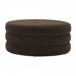 39x17 Triple Tiered Ottoman, Brown