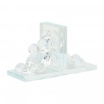S/2 Crystal Diamond Bookends