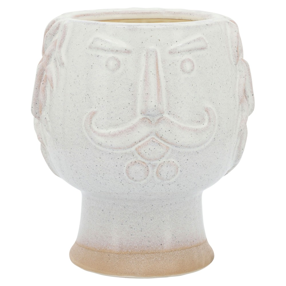 6" Grandpa Face Planter, Ivory