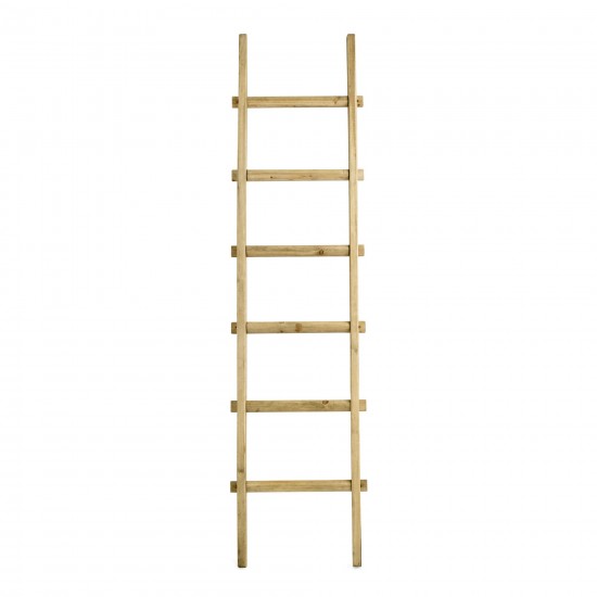 Ec Wooden Decorative 76" Ladder,brown Kd