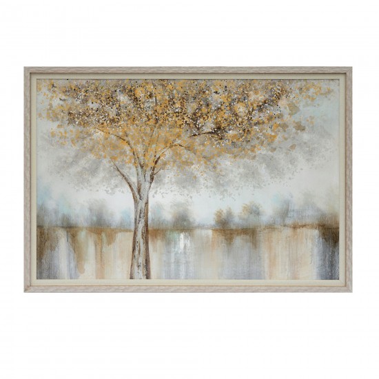45x65, Trees Oil Painting, Multi