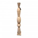 Wood, 48" Totem Pillar, Brown