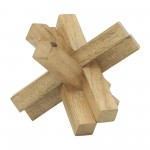 Wood, 6x6 Jack, Brown