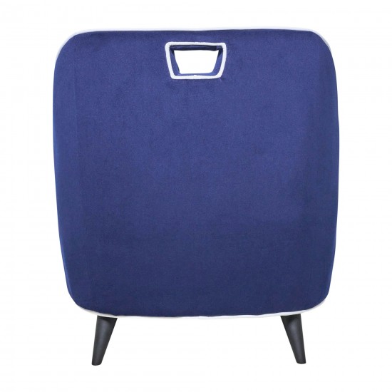 Two-toned Accent Chair - Dark Blue Kd