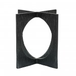 Metal 8" Linked Squares, Black