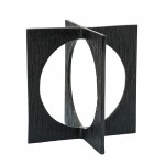 Metal 8" Linked Squares, Black