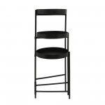 Metal, 32"h 3-layered Plant Stand, Black