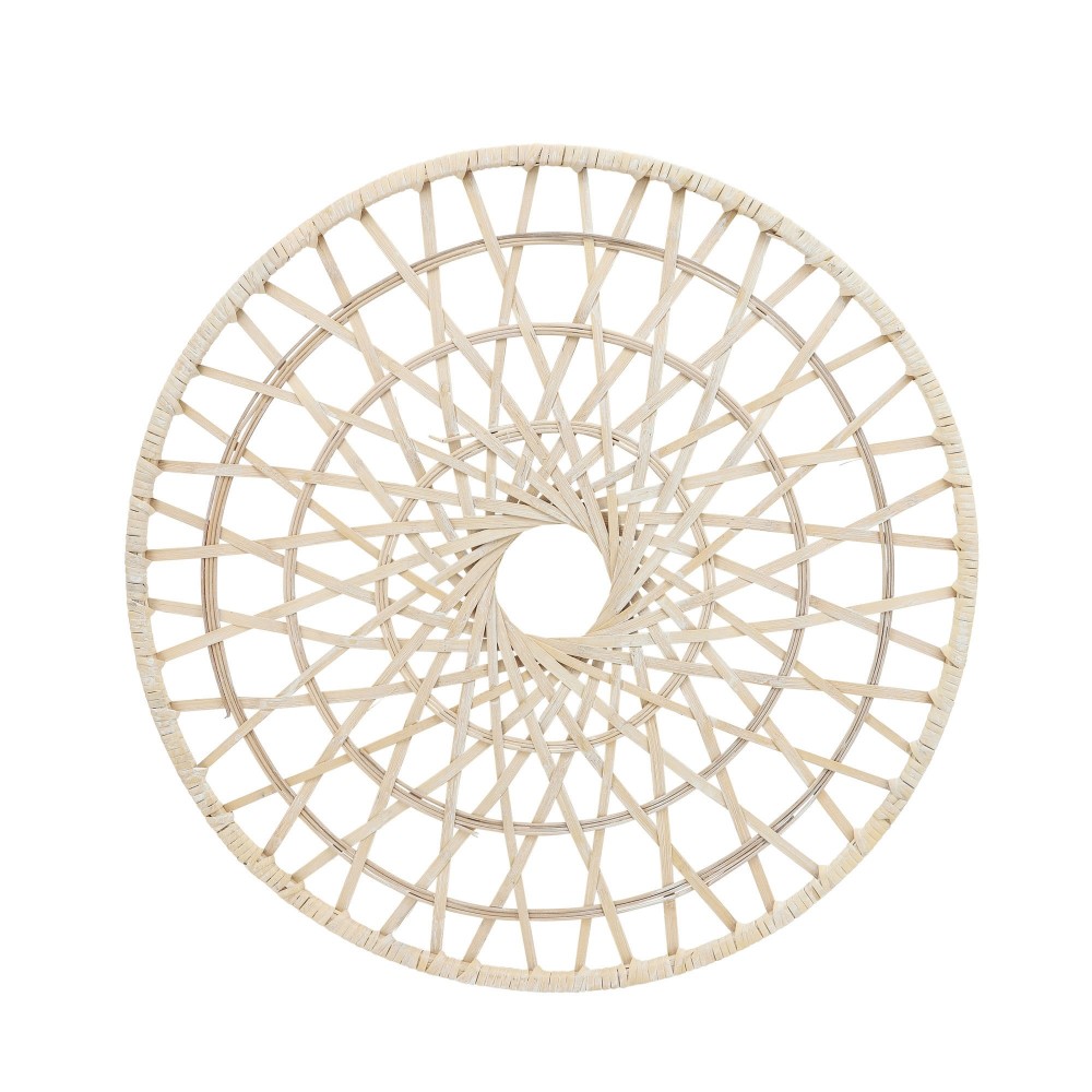 Wicker, 24", Round Wall Deco, Natural