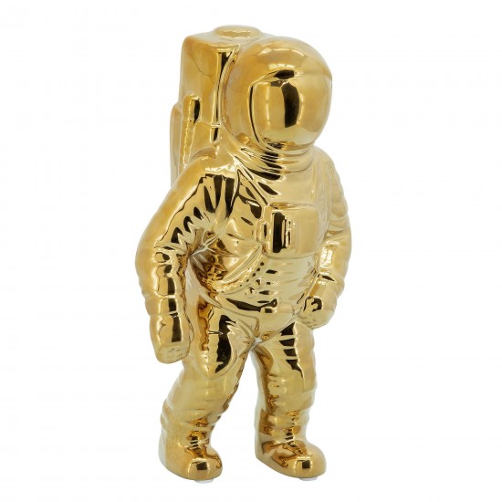 11" Astronaut Statuette, Gold