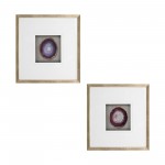 20x20 S/2 Framed Agate, Purple