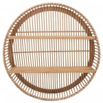 Bamboo, 31\'h Wall Shelf, Natural