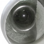 Glass 6" Smokey Bowl, Gray