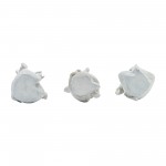 Resin, S/3, 8"h, Yoga Elephants, Wt
