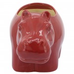 7" Hippo Scented Candle, Red 9oz