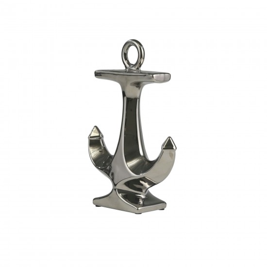 Silver Ceramic Anchor 10"