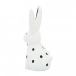 Porcelain, 7"h Kissing Bunnies, White