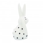 Porcelain, 7"h Kissing Bunnies, White