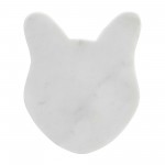 Marble, 5" Cat Tray, White