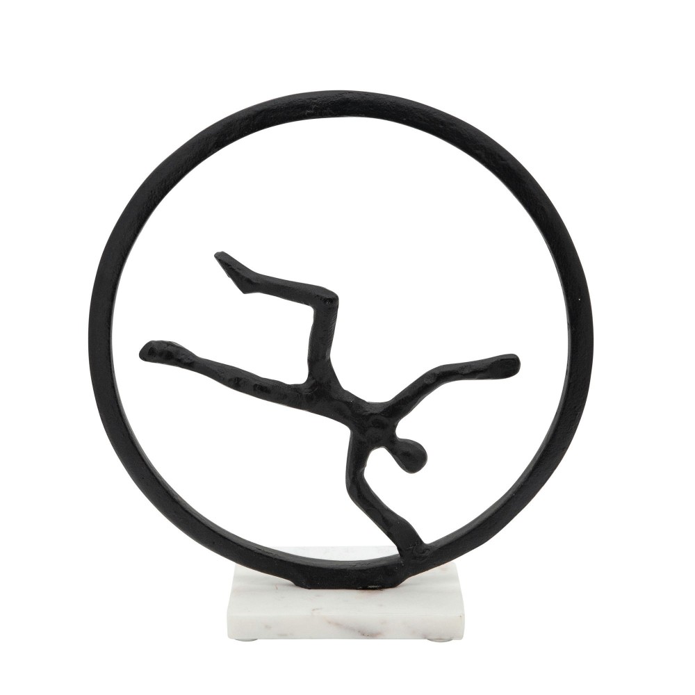 14" Man On A Loop, Black