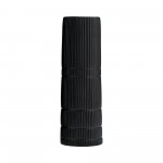 Cer, 15"h Lined Cylinder Vase, Matte Black