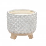 8" Woven Candle By Liv & Skye 45oz