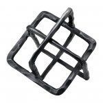 Metal 9" Square Links, Gunmetal