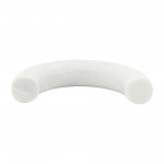 Marble, 10" 4-taper Candle Holder, White