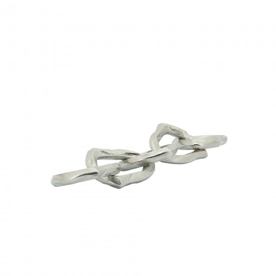 Metal 15" Chain Links, Silver