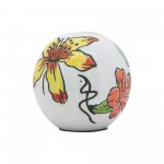 Cer, S/3 4/5/6" Floral Orb, Multi