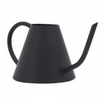 Metal 6"h Watering Can, Black