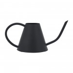 Metal 6"h Watering Can, Black