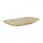 S/2 Wood 15/20" Rectangular Tray, Natural