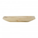 S/2 Wood 15/20" Rectangular Tray, Natural