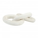 21" 3 Wooden Rings, White