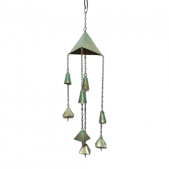 Metal, 27" Bells Chime, Green