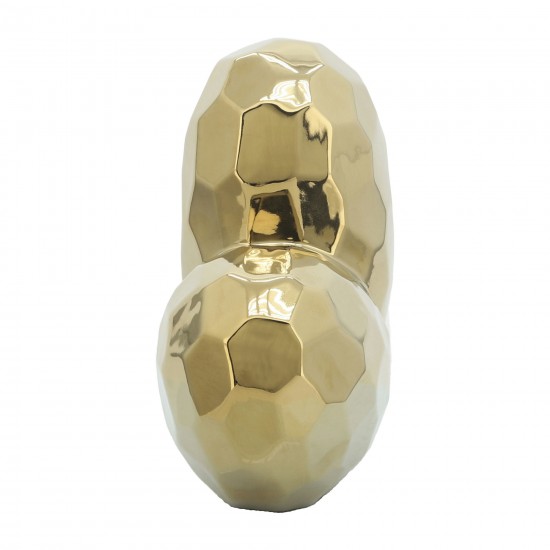 Gold Ceramic Heart 11"
