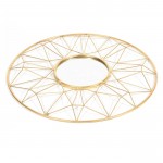 Hana Gold Round Mirror