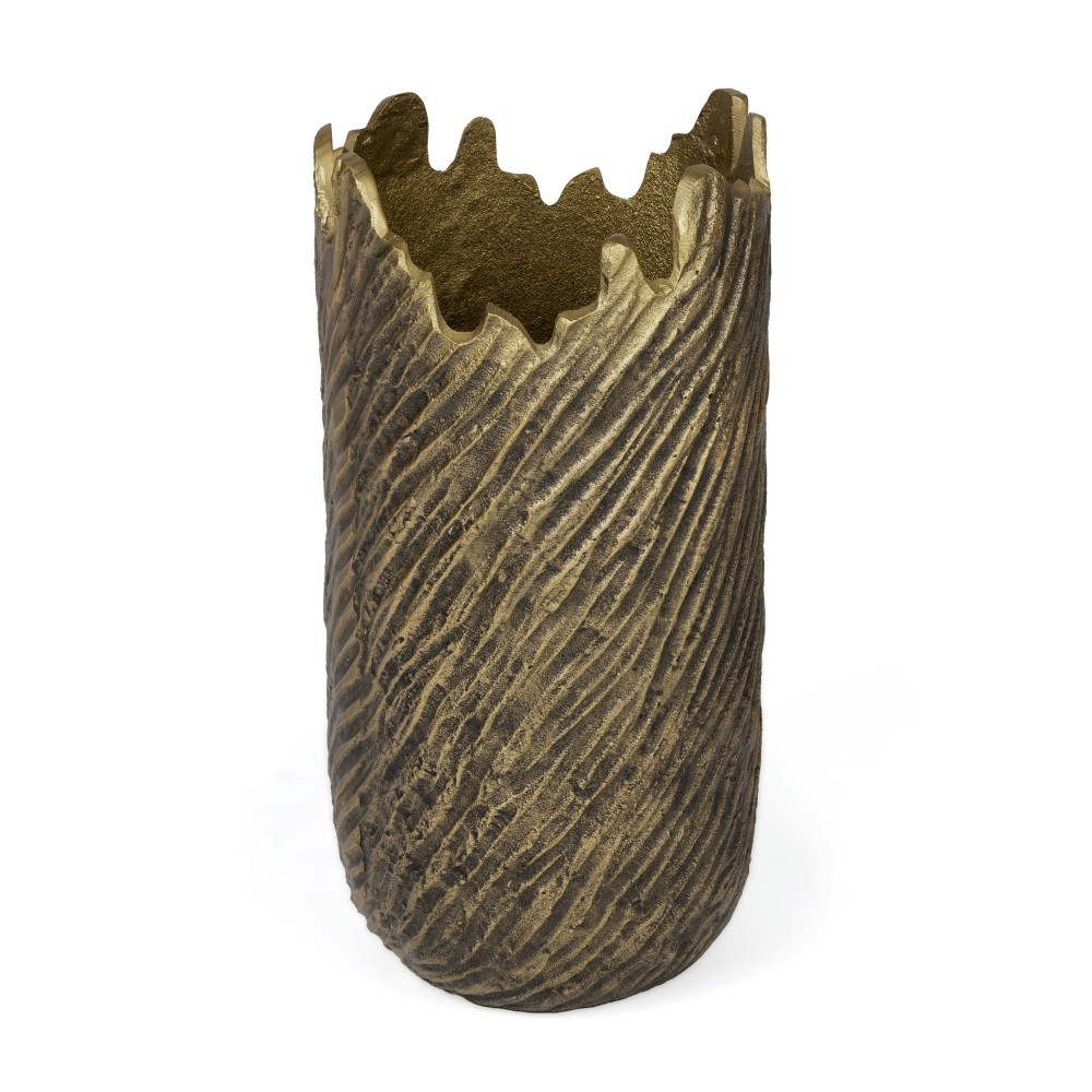 Leela Gold Metal Vase