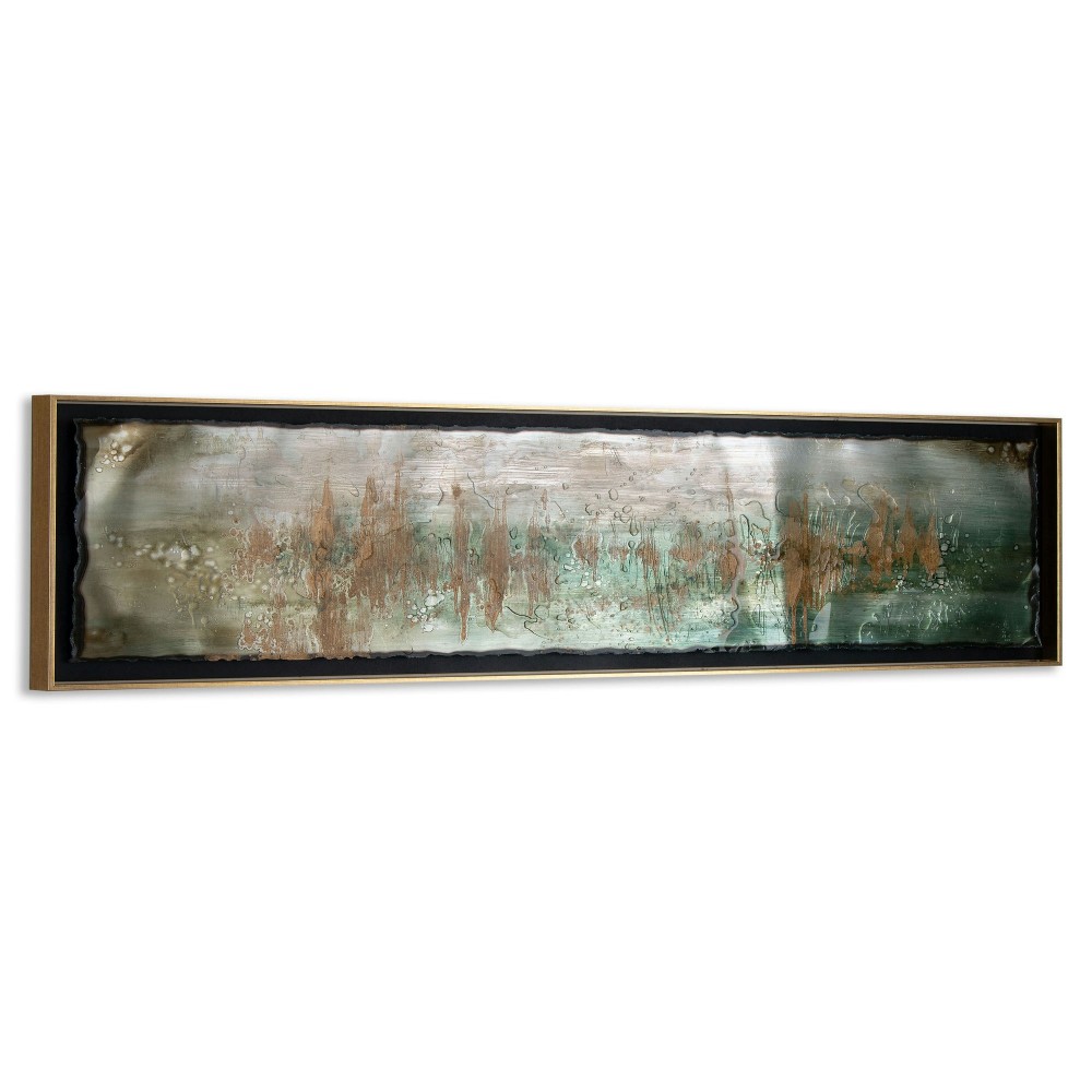 Ingot Hand Painted Metal Wall Décor Ingot Hand Painted Metal Wall Décor
