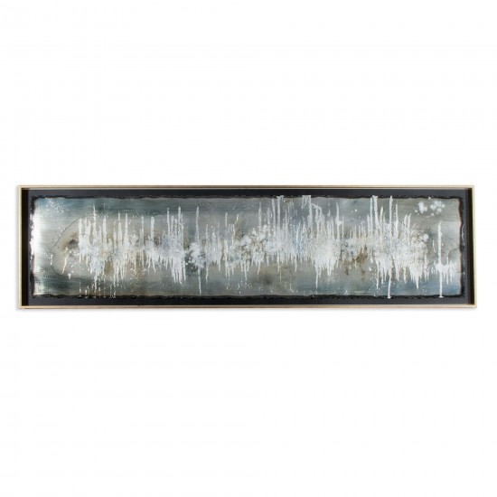 Blue Ingot Hand Painted Metal Wall Décor